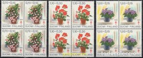 Stamps: 701384 MNH FINLANDIA 1981 ANTITUBERCULOSIS. FLORES